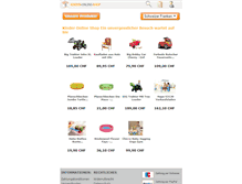 Tablet Screenshot of kinder-online-shop.ch